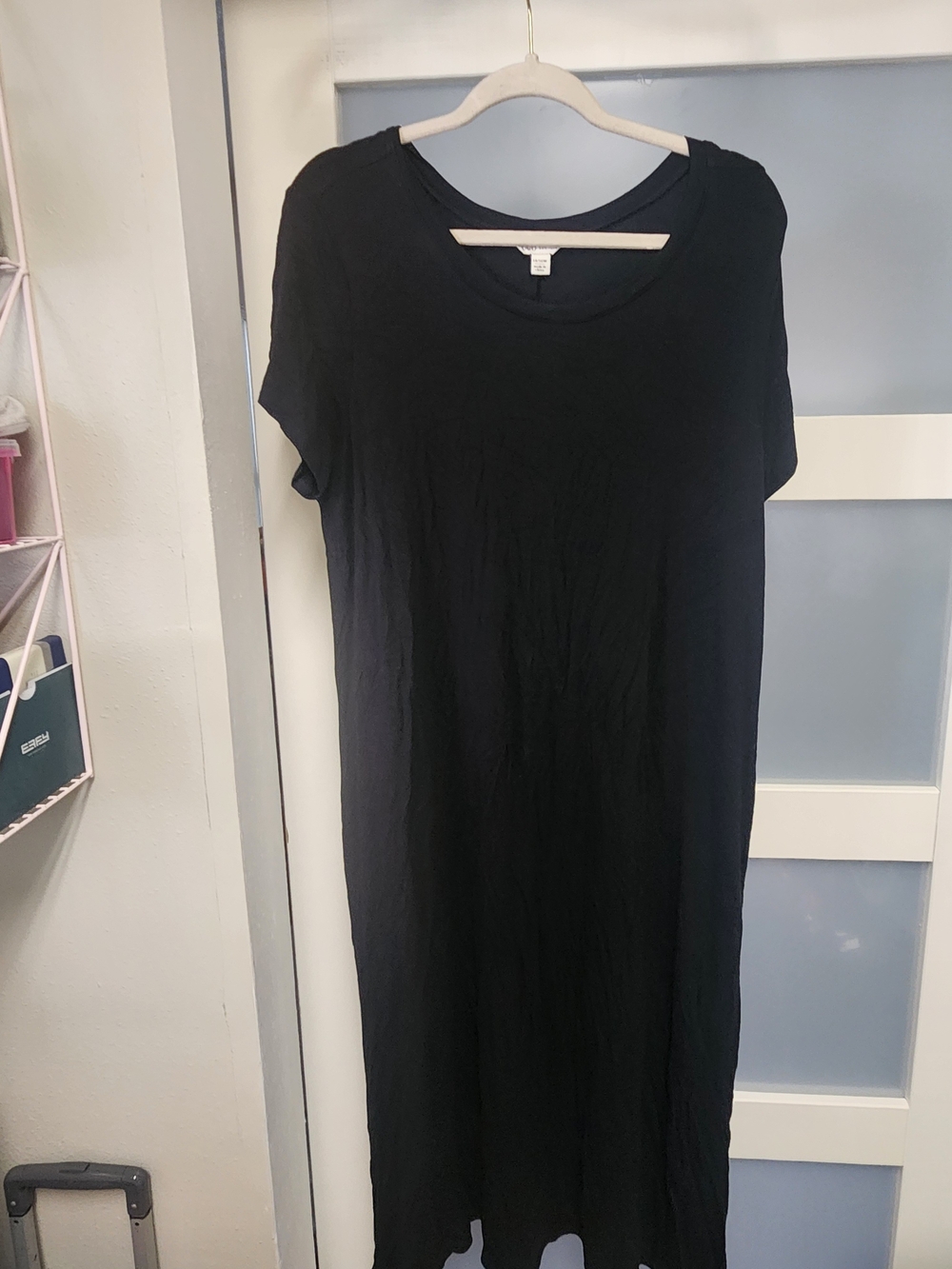 Cato Black Short Sleeve Maxi Dress
